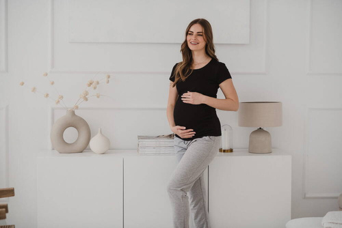 Belly Milk&Love bluzka ciążowa czarny 