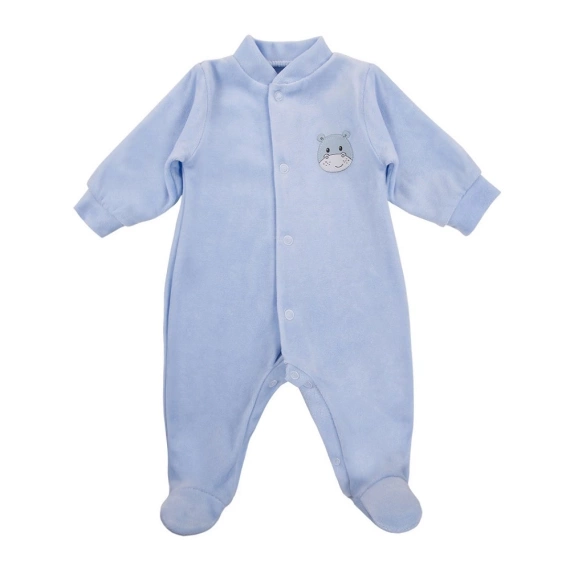 "Baby Love" Ewa Klucze Pajac welurowy z naszywką- beż