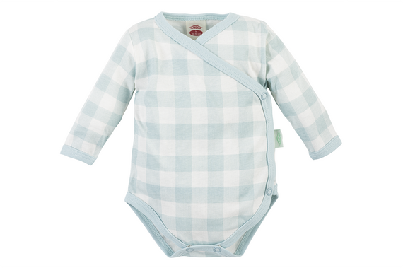"El Mohito" Makoma Body baby z długim rękawem kratka 
