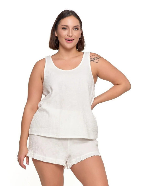 PDD4100-010 Piżama damska Moraj - biały