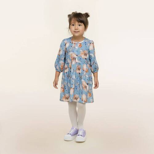 Imagine Pinokio Sukienka, długi rękaw - niebieski