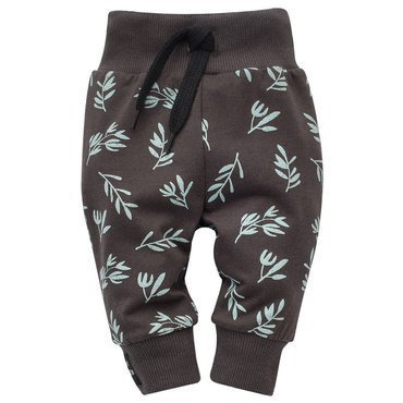 Legginsy niemowlęce  "Stay Green" Pinokio - grafit druk