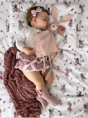 Doudou Yosoy Pluszowa przytulanka - pudrowy róż