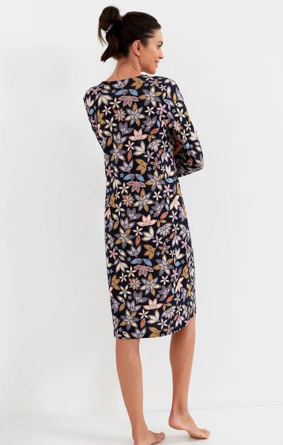 195 Koszula damska CANA -granatowy