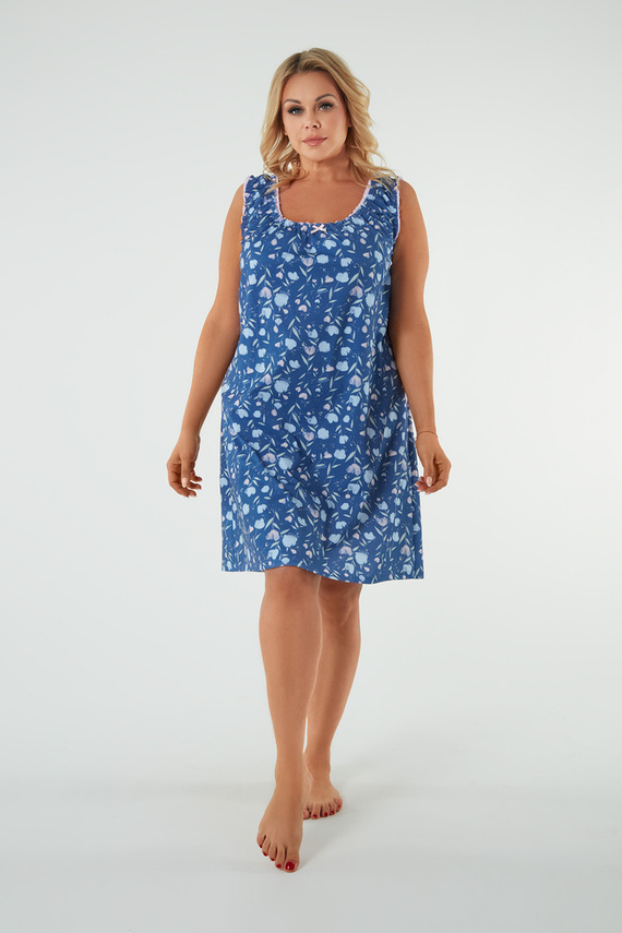 Tulip koszula nocna, szerokie ramiączko Italian Fashion - druk