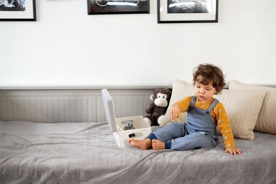 UNIQUE Ewa Klucze Ogrodniczki niemowlęce - grafit