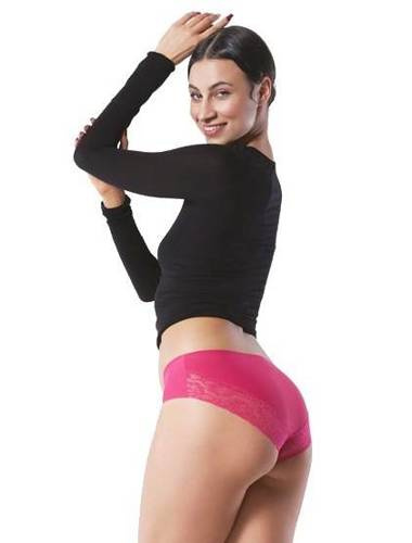 Cheekie Panty Figi damskie - amarantowy