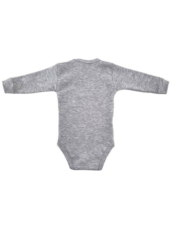 "Music" Body z długim rękawem Terjan - szary