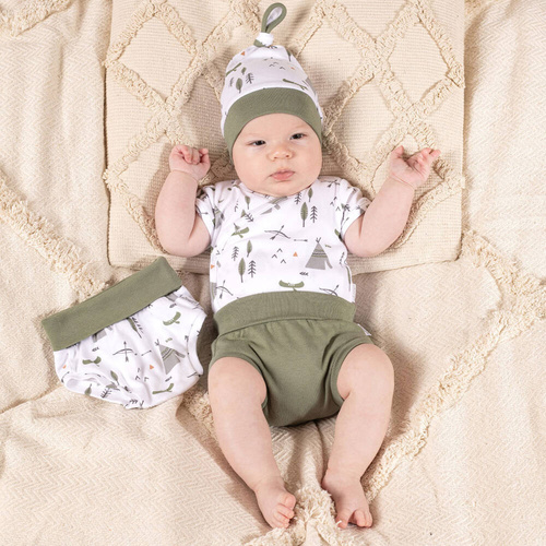 206094 Bruno Nicol Kopertowe Body z krótkim rękawem