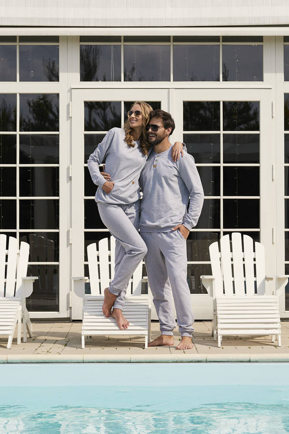 Fox Komplet Damski dł. rękaw, dł. spodnie Italian Fashion - melanż