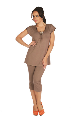 884 / 889 Visa Piżama Damska Forex - mocca