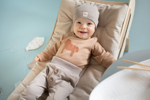 Wooden Pony Pinokio Body z długim rękawem - brąz