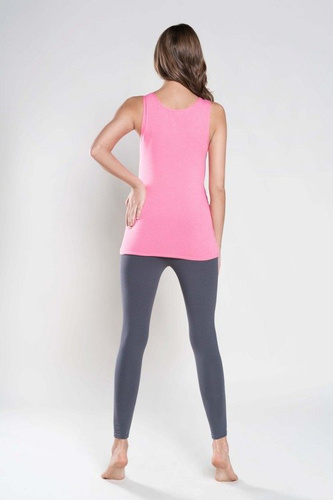 Koszulka Damska Ewelina szerokie ramiączko Italian Fashion- róż