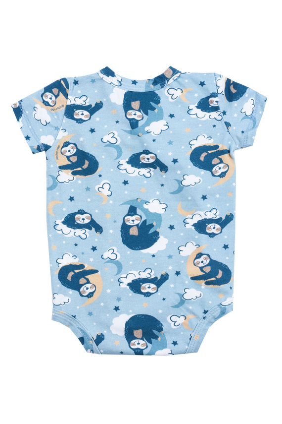 Body z krótkim rękawem rozpinane 5378 Doctor Nap - sloth
