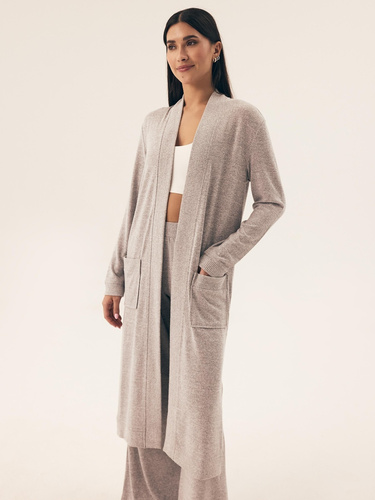 41948 Fudge Szlafrok damski Henderson  jasny szary