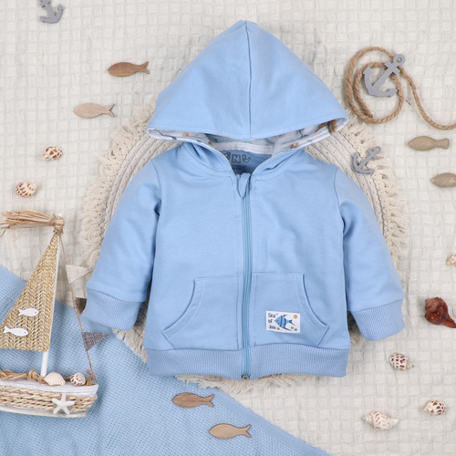 ABN-5459 Sea Of Joy Bluza dresowa dziecięca Nini – bawełna organiczna, wygodny fason
