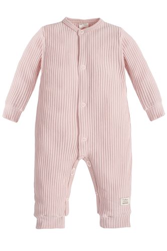 "Natural Harmony" Makoma Pajac bez stópek pudrowy róż