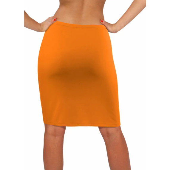 Spódnica damska gładka Sesto Senso mango