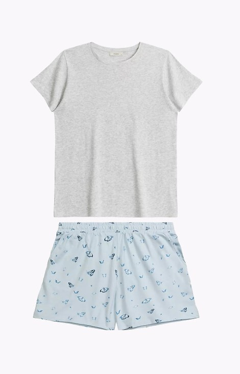 NLP-490/01 Piżama Damska Atlantic- niebieski