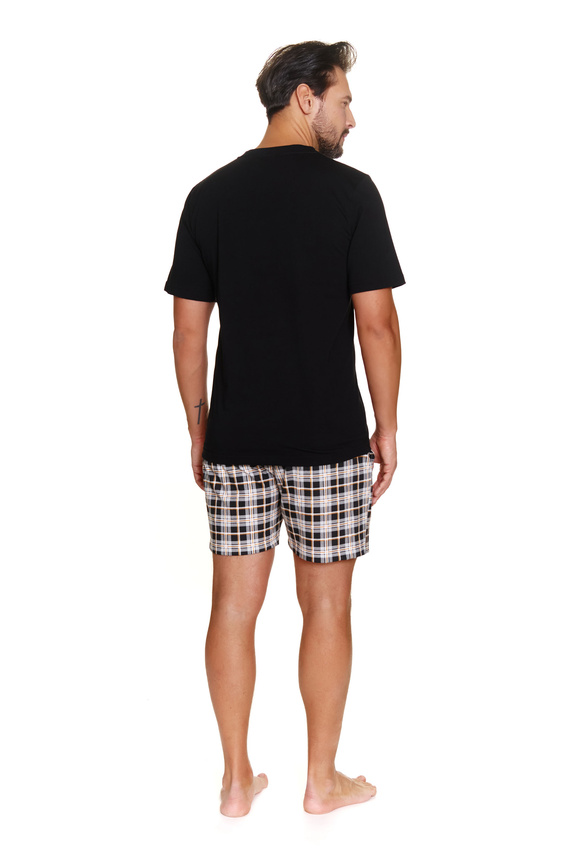 7231 Piżama Męska Doctor Nap - black