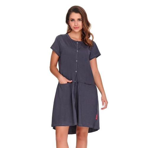 9445 Koszula Nocna ciążowa i do karmienia Doctor Nap - graphite