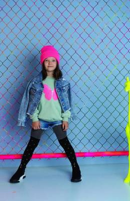 DR2118  Be a star Rajstopy Dziewczęce 50 denKnittex  - nero