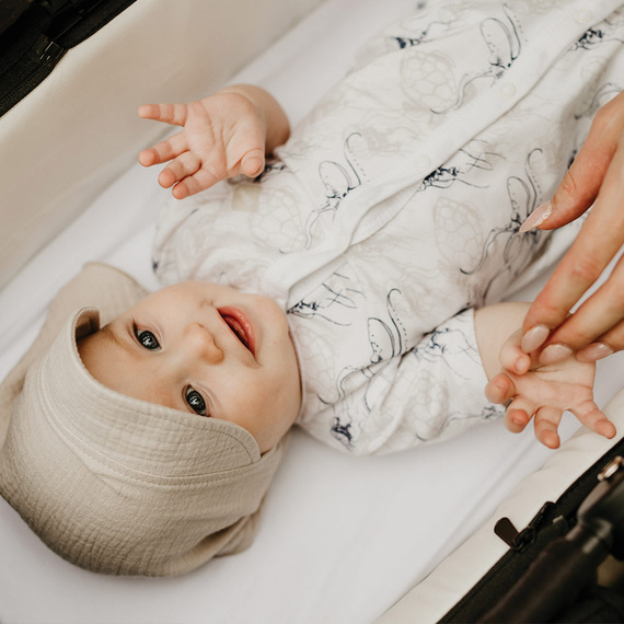 Pacific Eevi Rampers niemowlęcy - biały druk