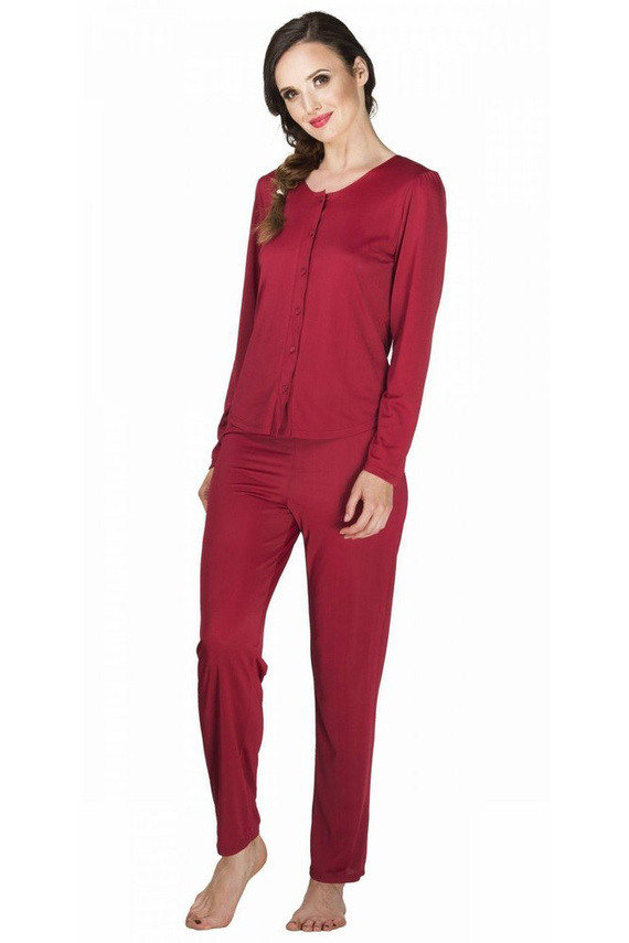 6200 Maria Mewa Piżama damska rozpinana turkusowy