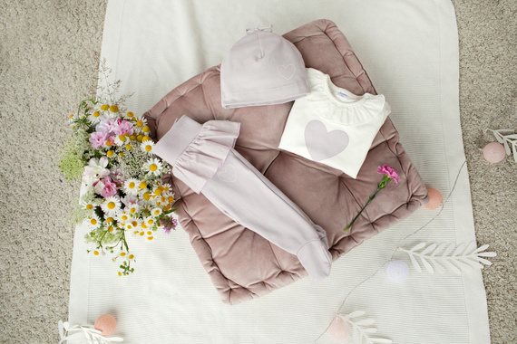 Charlotte Pinokio Body dziewczęce - ecru