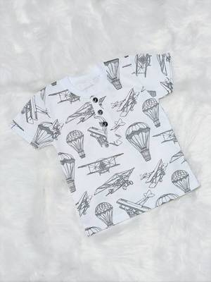 Aviator Bambarillo Koszulka dziecięca krótki rękaw biały