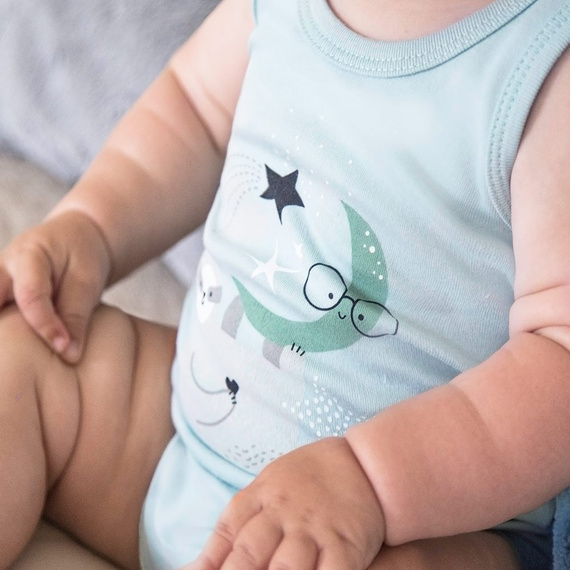 Mellow Ewa Klucze Body na ramiączkach - mięta