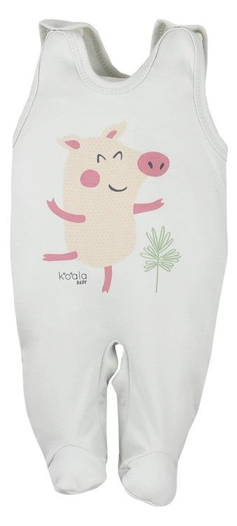 Śpioch bawełniany "FARMA" Koala - łosoś