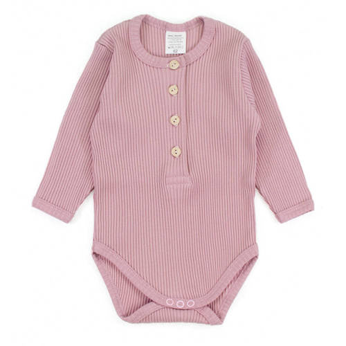 Prążek Martex Body z długim rękawem brudny róż