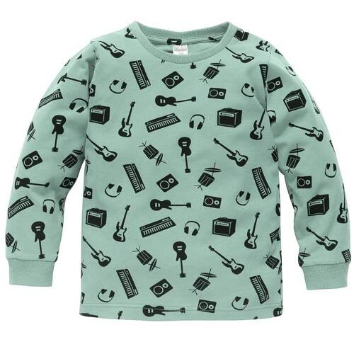 Lets Rock Pinokio Bluzka z nadrukiem - zielony