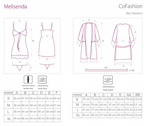 Melisenda CF 1709 Komplet damski CoFashion Marc Massimo