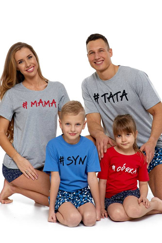 PDZ2800-012 Córka Moraj Piżama dziecięca - czerwony