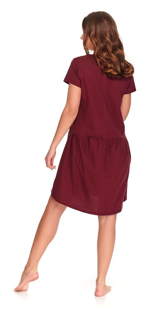 9445 Koszula Nocna ciążowa i do karmienia Doctor Nap - sangria