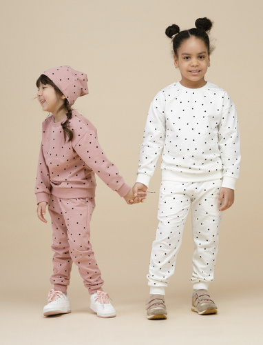 Tres Bien Pinokio Bluza wciągana - ecru groszki