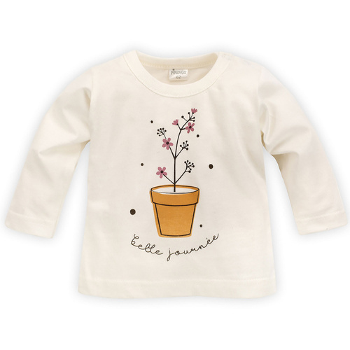 Tres Bien Pinokio Bluzka z nadrukiem - ecru