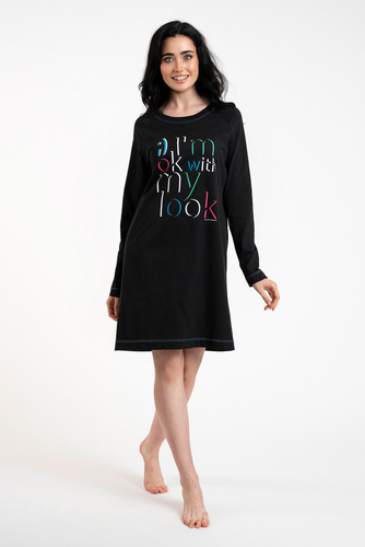 Olza koszula nocna Italian Fashion - czarny