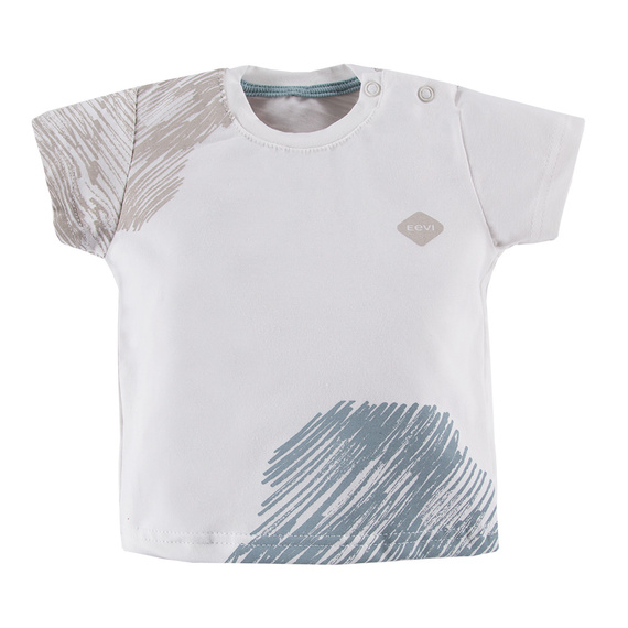 Pacific Eevi T-shirt chłopięcy - biały druk