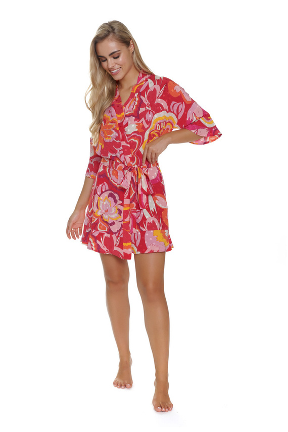 5323 Szlafrok damski Doctor Nap - capri flowers