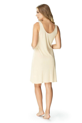 4127 Amelia halka koszula nocna damska Mewa beżowy