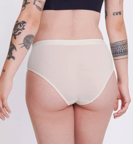 Go Casual Midi Figi Damskie 2-pak Sloggi - silk white