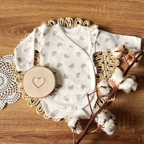 BD14226 Serca Mamatti Body kopertowe z długim rękawem