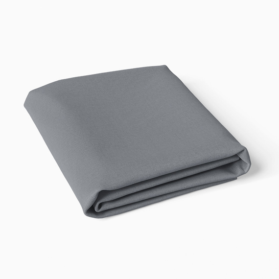 Eevi Prześcieradło dziecięce bawełniane - ciemny szary