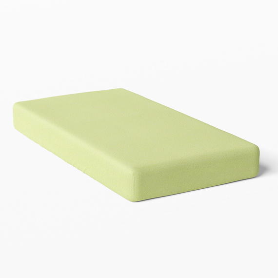 Eevi Prześcieradło dziecięce frotte - jasny zielony