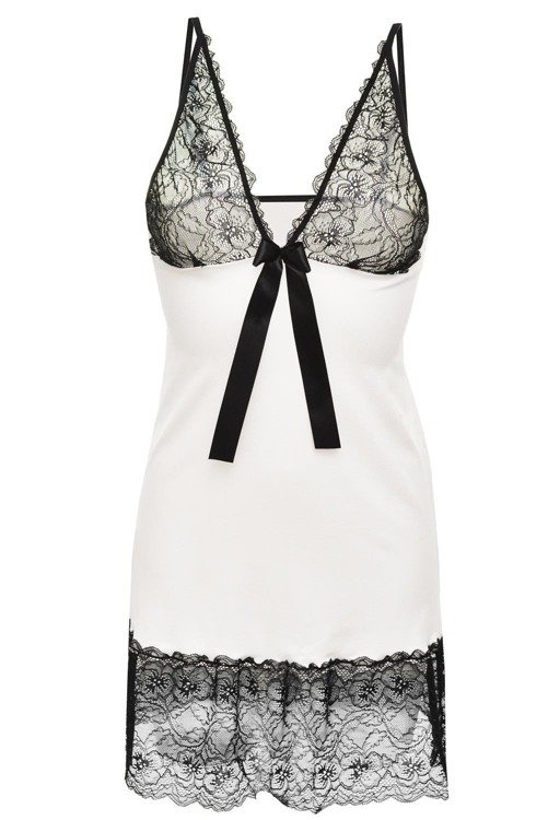 Lea Halka nocna damska DKaren - ecru