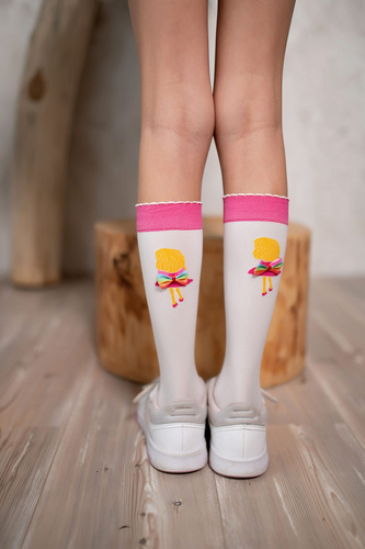 Tinka Podkolanówki dziewczęce 40 den Knittex