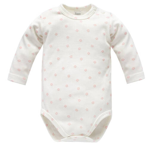 Lovely Day Pinokio Body niemowlęce- ecru kwiaty